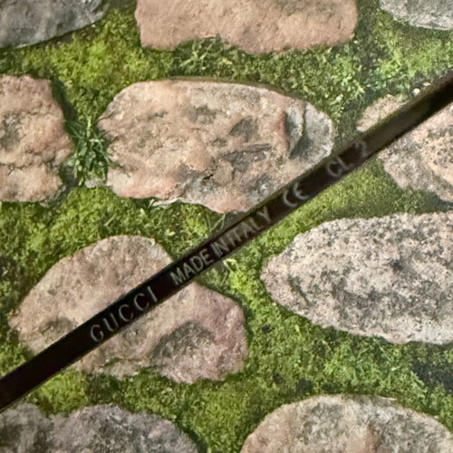 Gucci purple degrade sunglasses used with minor lens wear