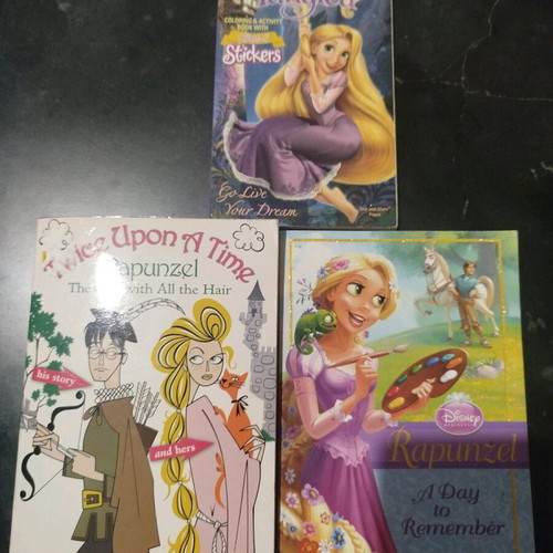 Rapunzel books like new, set of 3