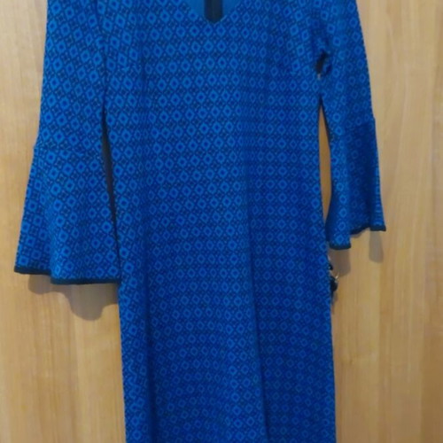 Blue short dress S like new, worn once