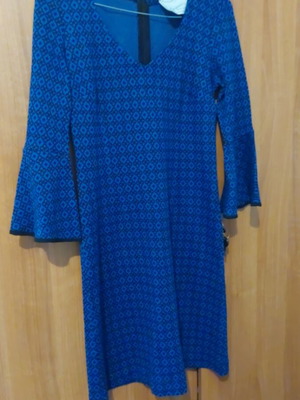 Blue short dress S like new, worn once