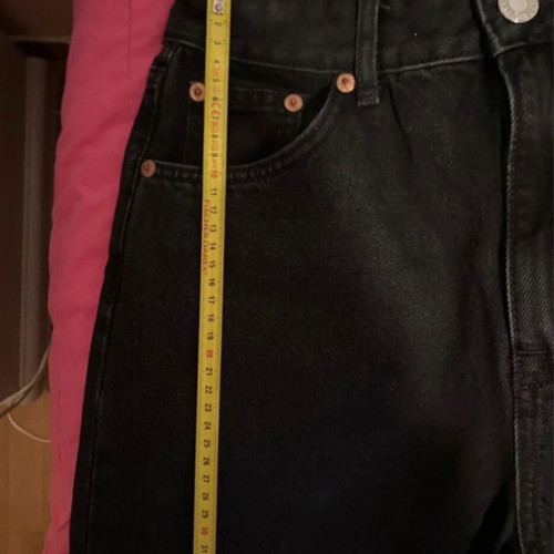 Pull & Bear black high waisted culotte jeans