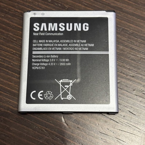 Samsung EB-BG531BBE battery used, 2600mAh for Galaxy J5 2015 and others