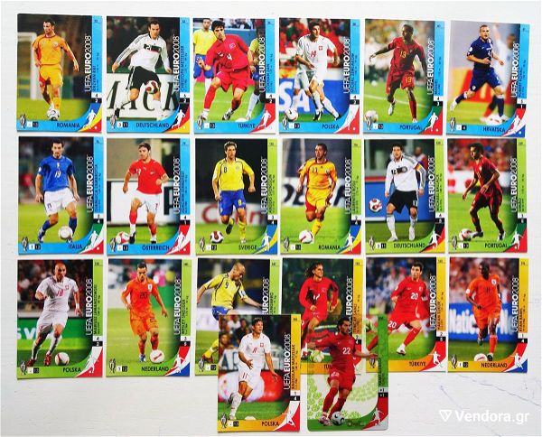  Panini Euro 2008 Trading cards - 20 diaforetikes kartes