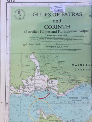Imray Nautical Chart G12 Gulfs of Patras and Corinth