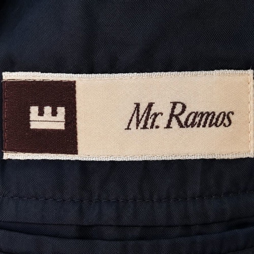 Vintage Mr. Ramos men's blazer L made in Italy 100% wool dark blue