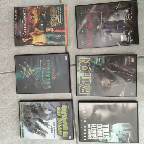 DVDs with Greek subtitles like new, comedy, adventure, fantasy, horror