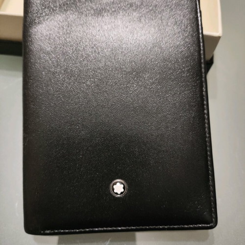 Montblanc wallet unused, black