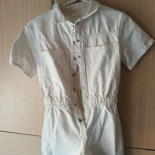 Kids denim jumpsuit new Zara white 140 cm