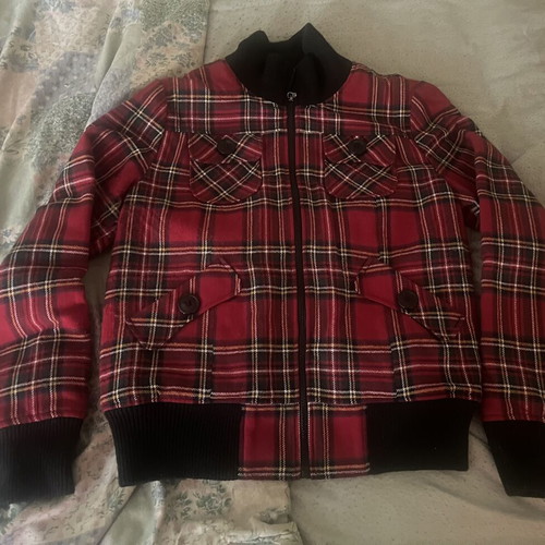 Avanti Harrington style women's jacket size L 40, red