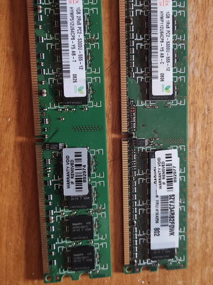 Hynix RAM 1GB x2 used