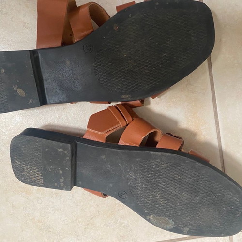 Wall Street flat sandals used, size 37