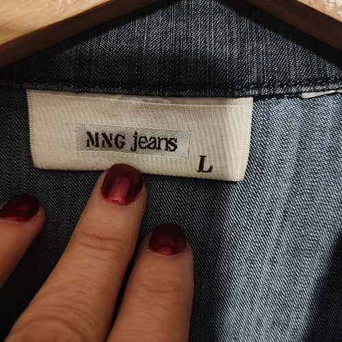 Denim shirt fitted for small size new