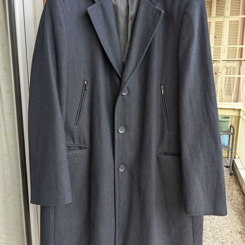 Villa Vasari men's coat used, dark blue, size 52