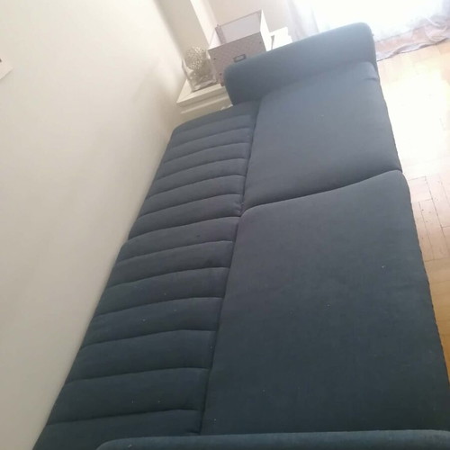 Three-seater sofa bed used, 210x85x100 cm