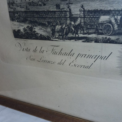 Spanish Chalcography San Lorenzo del Escorial circa 1800 like new