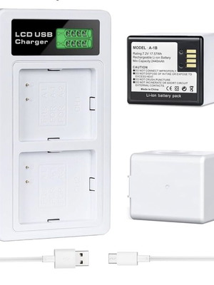 Arlo Pro A-1B Battery 7.2V 2440mAh with Dual LCD Charger new