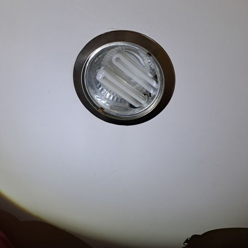Recessed ceiling lights Φ185 used, set of 7 pieces