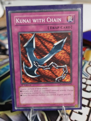 Kunai With Chain 1st edition Yu-Gi-Oh! card