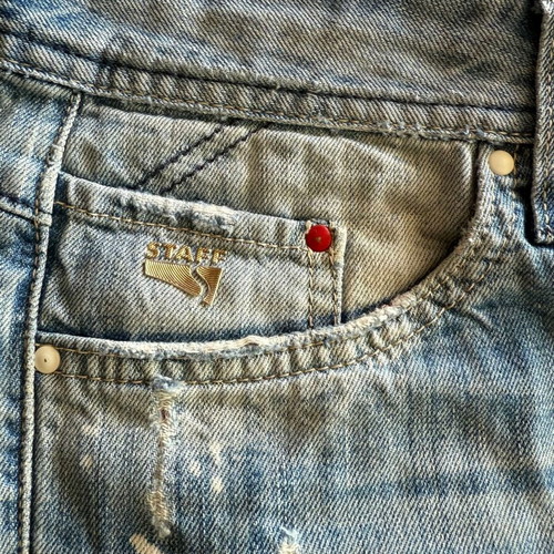 Staff Jeans denim shorts set M used, dark and light wash