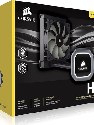 Corsair Hydro Series H60 120mm liquid cooler like new with white LED
