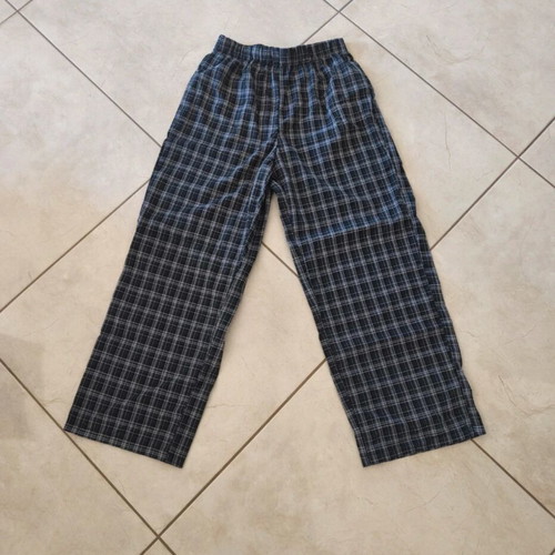 Shein plaid pajama pants like new, black and gray