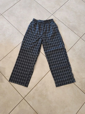 Shein plaid pajama pants like new, black and gray