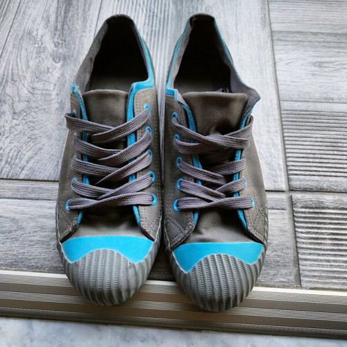 Women's shoes like new, size 39.5, gray and turquoise