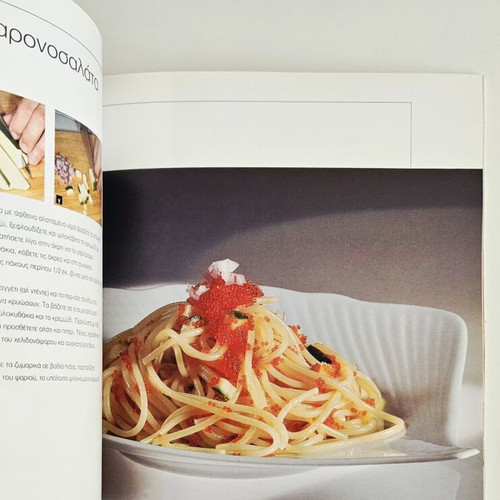 Fish and Seafood cookbook like new, Greek language