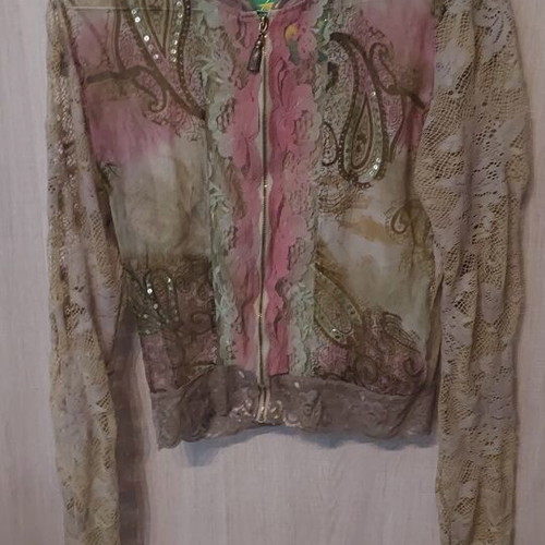 Woo x Paris lace jacket like new, multicolor, size S