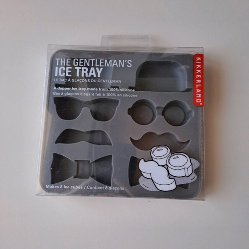 The Gentleman's Ice Tray silicone ice cube mold new