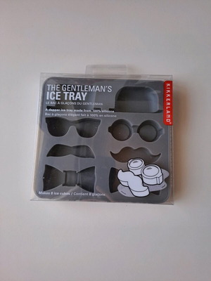 The Gentleman's Ice Tray silicone ice cube mold new
