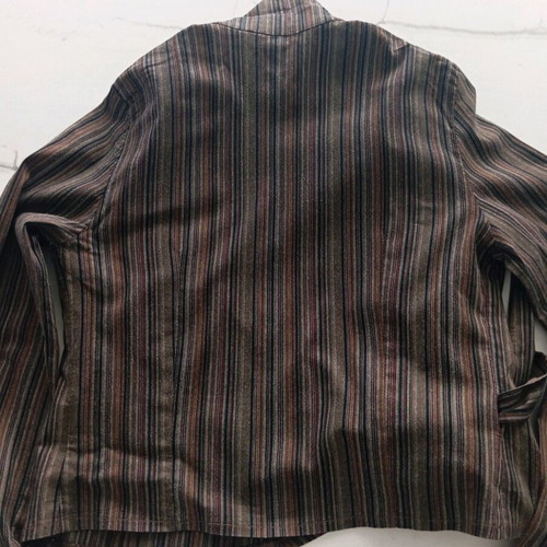 Striped wrap shirt like new, size S