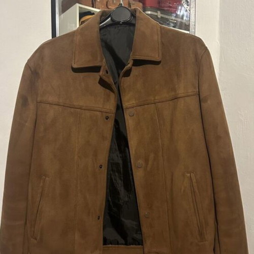 Zara suede jacket, brown, size M