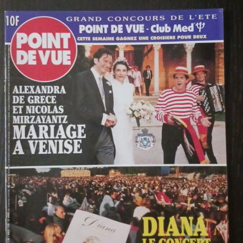 Point de Vue magazine Princess Diana July 1998