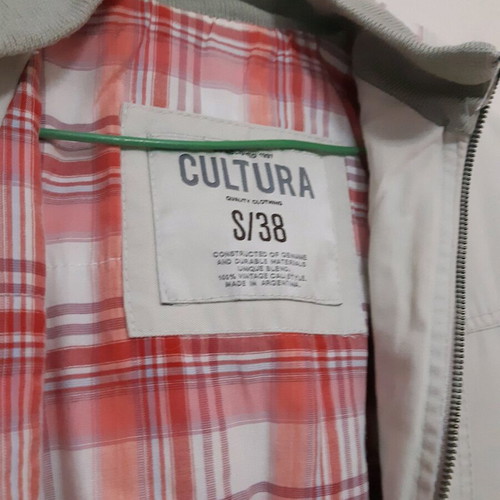 Jacket with hood like new, white, size S