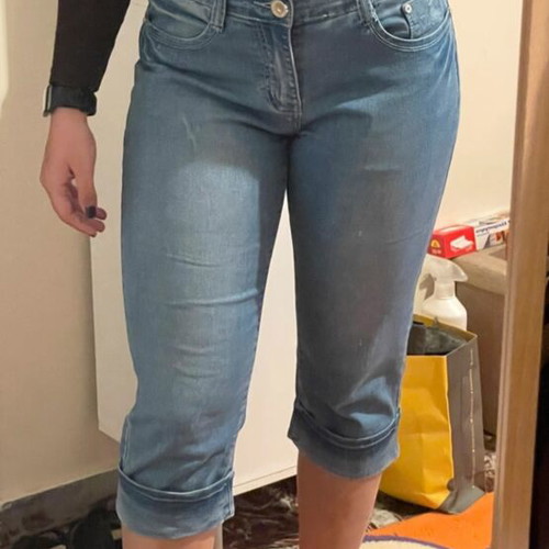 Short denim pants used, size S / 36 / 8