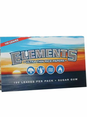 Elements double cigarette paper 100 leaves new