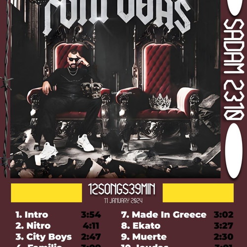 Sadam poster 60x45 cm new, printed on special paper