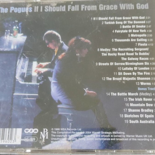 The Pogues If I Should Fall From Grace With God CD