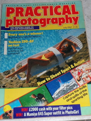 Περιοδικό Practical Photography μεταχειρισμένο 1987
