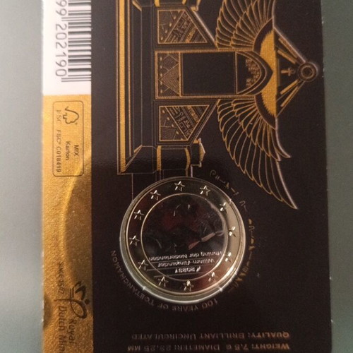 Coincard Nederland 2023 Toetanchamon 1 Euro new