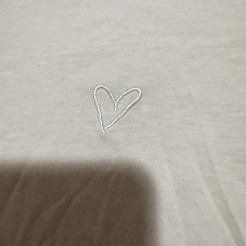 Sinsay women's t-shirt size S used, beige, baggy fit