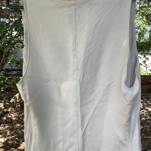 Armani Collezioni silk blouse Small pastel gray like new