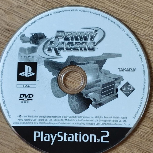 Penny Racers PlayStation 2 game used, racing