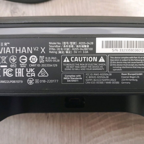 Razer Leviathan gaming soundbar like new