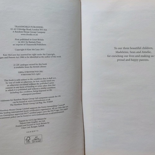 Madeleine hardcover book used in English