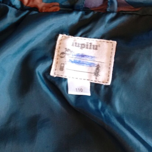 Lupilu children's jacket used, size 110 cm, green