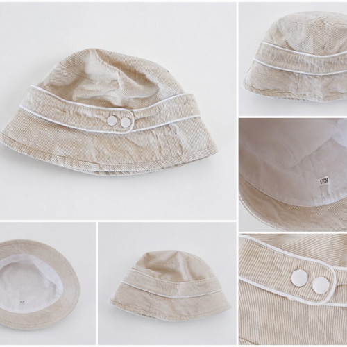 Summer Cotton Hat like new, beige, one size
