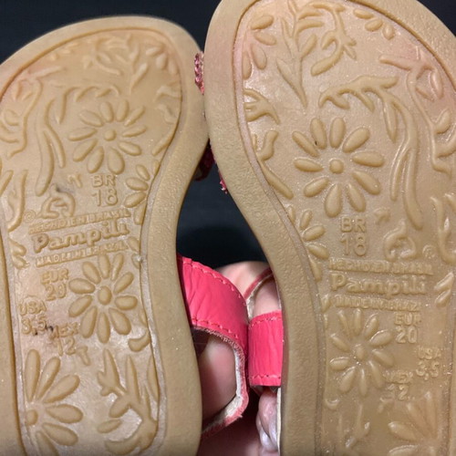 Pampili sandals size 20 like new with crystals