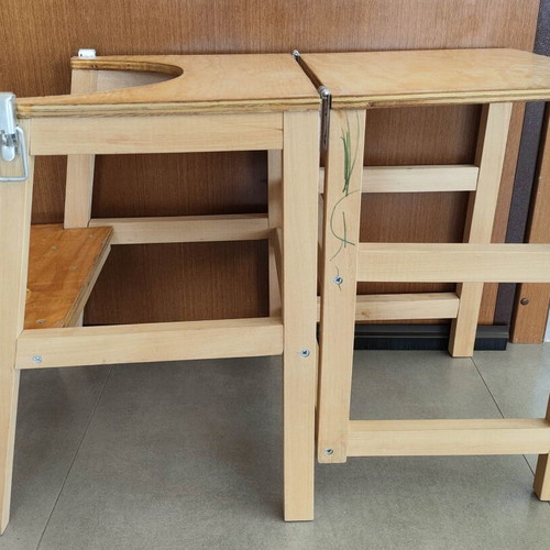 Learning tower handmade used, converts into table